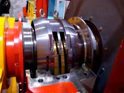 Mantenimiento turbina pelotón central la Arenas